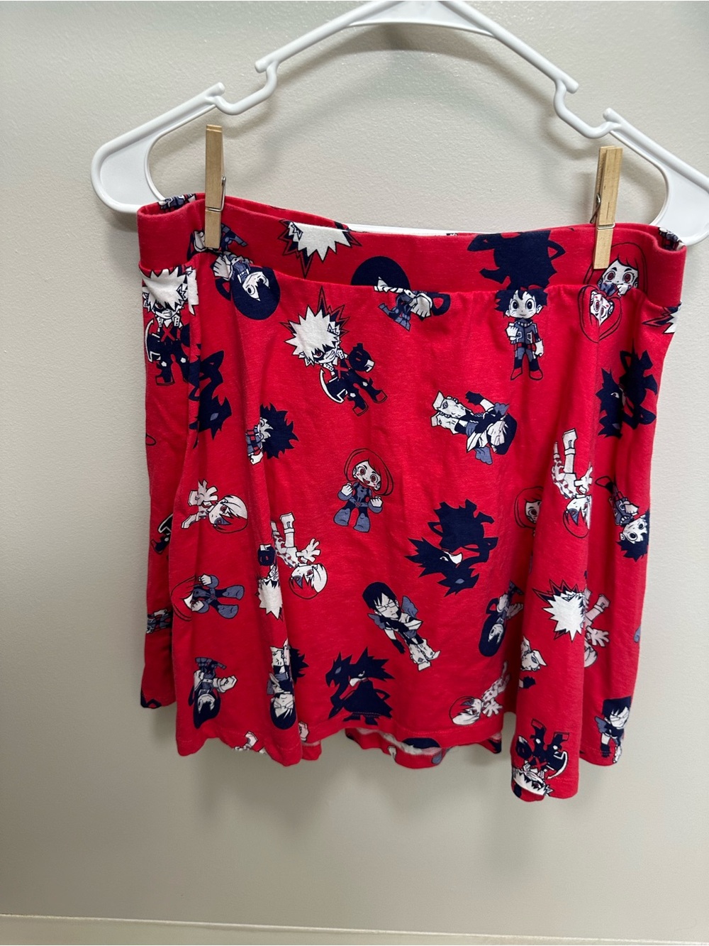 Red My Hero Academia Skirt